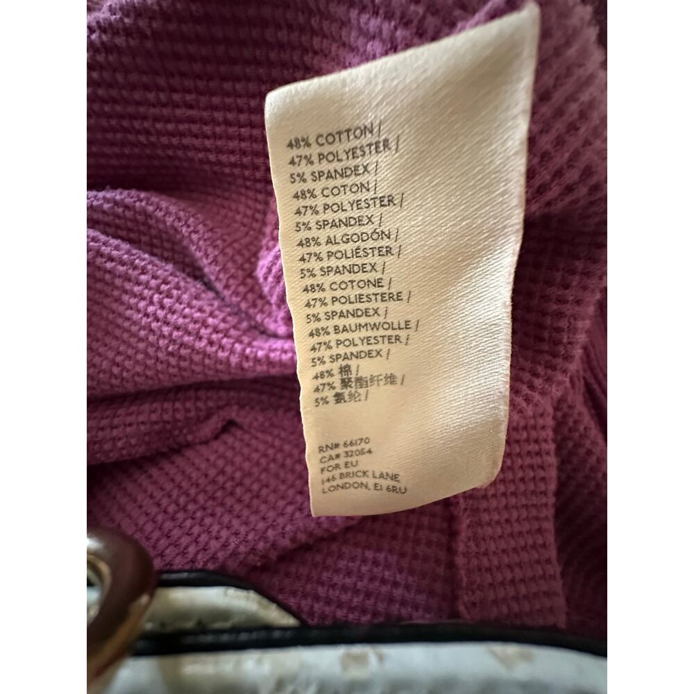 ANTHROPOLOGIE SATURDAY SUNDAY
Pink Waffle Thermal Open Cardigan size 3X - Picture 6 of 7